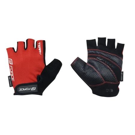 Rukavice FORCE TERRY červené