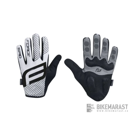 Rukavice Force SPID 17 letní, bez zapínání, bílé