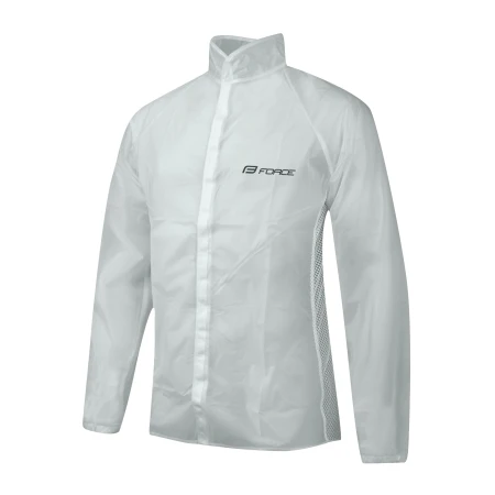 Pláštěnka FORCE PVC čirá, suchý zip