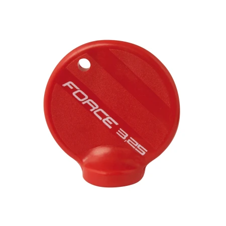 Centrklíč Force, plastový, červený,na nipl 3,25 mm