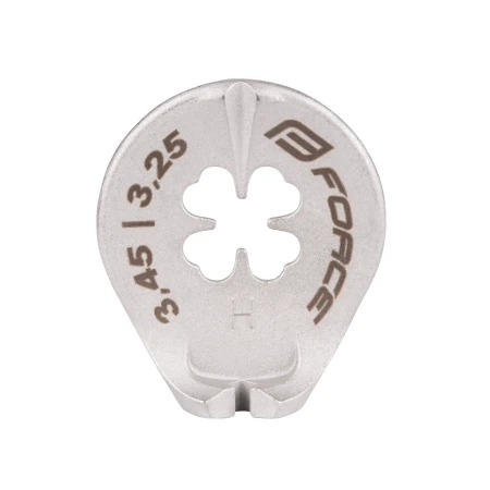 Centrklíč Force, nerez, na niple 3,25 a 3,45 mm