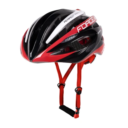 Přilba Force Road, černo-červeno-bílá