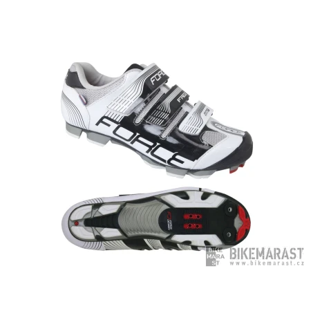 Tretry Force Free MTB, černo-bílé