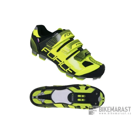 Tretry Force Free MTB, fluo-černé