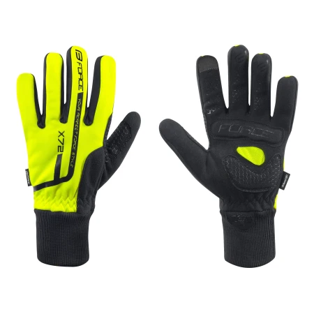 Zimní rukavice FORCE X72, fluo