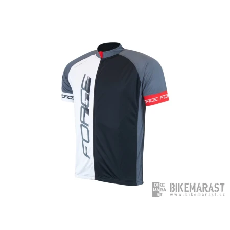 Dres Force T16 krátký rukáv, černo-šedo-bílý