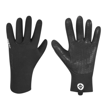 Zimní rukavice Force Rainy neoprén, černé