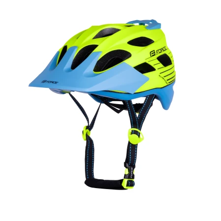 Přilba Force Raptor MTB fluo-modrá