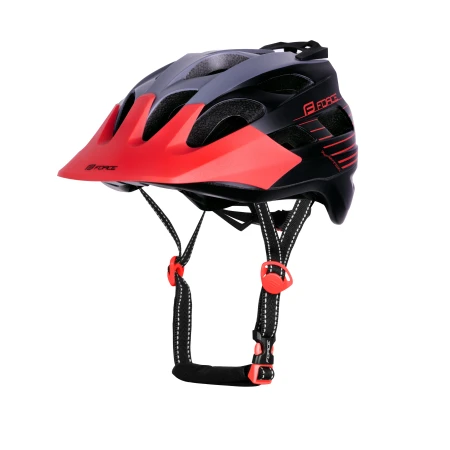 Přilba Force Raptor MTB šedo-červená