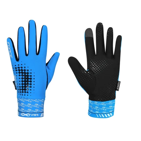 Rukavice Force Extra 17, jaro-podzim, modré