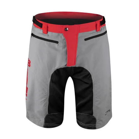 Kraťasy Force 11, s odnímatelnou vložkou, světle šedé