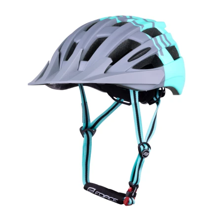 Přilba Force Corella, šedo-tyrkysová