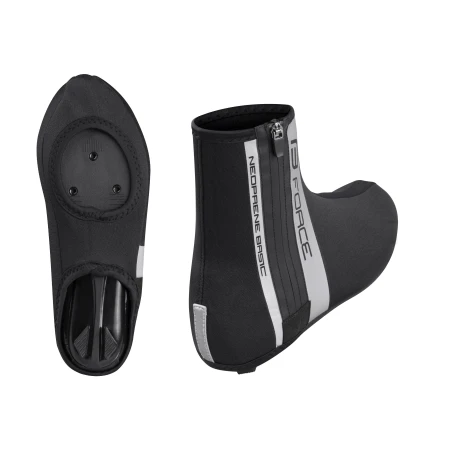Návleky na tretry FORCE NEOPRENE BASIC, černé