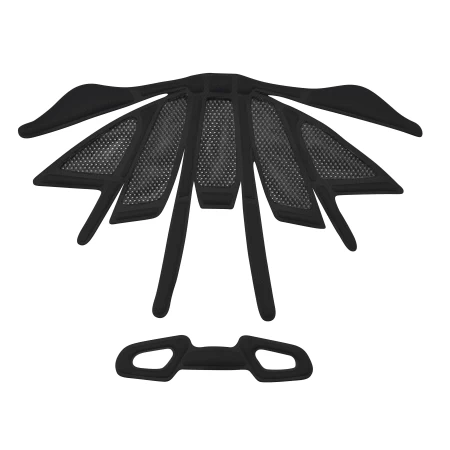 Výstelka přilby FORCE AVES a IBEX, sada, černá