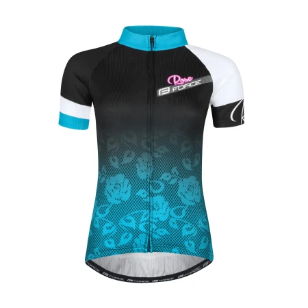 Dámský dres FORCE ROSE, černo-modrý