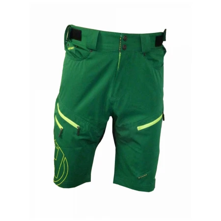 Kraťasy HAVEN Navaho Slimfit dark green/yellow