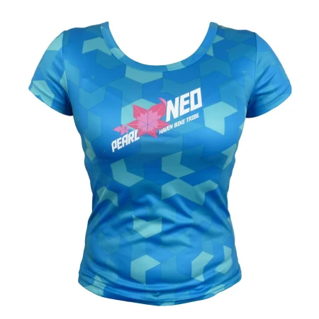 Dámský dres HAVEN Pearl NEO short Blue/Pink