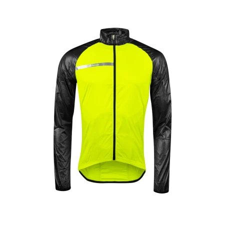 Dětská bunda FORCE WINDPRO KID, fluo-černá