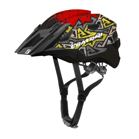 Juniorská přilba Cratoni ALLRIDE JR.- wild-red matt