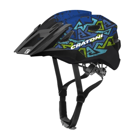 Juniorská přilba Cratoni ALLRIDE JR.- wild-blue matt