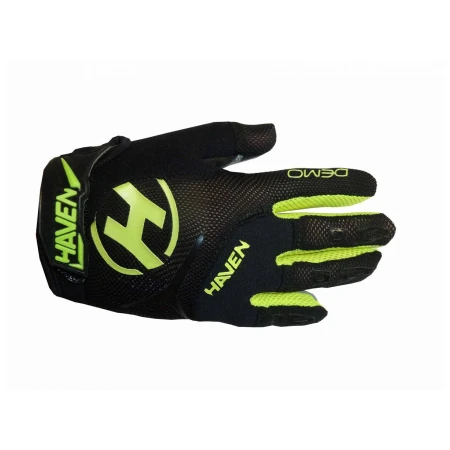 Dětské dlouhoprsté rukavice HAVEN Demo Long Kid black/green 