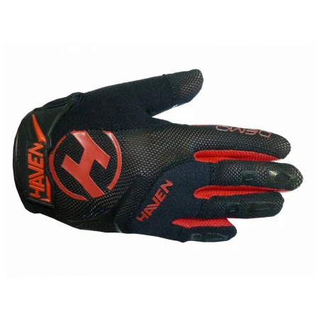 Dětské dlouhoprsté rukavice HAVEN Demo Long Kid black/red