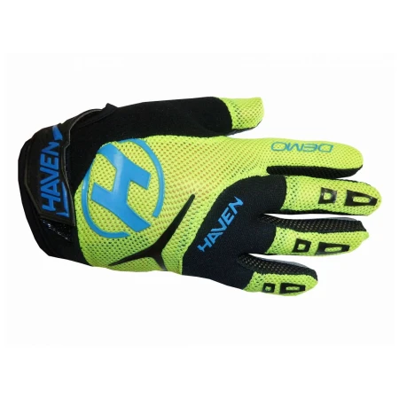 Dětské dlouhoprsté rukavice HAVEN Demo Long Kid green/blue