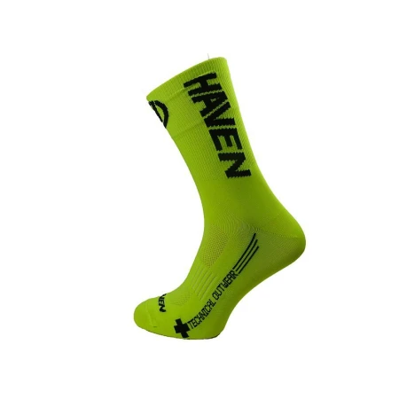 Ponožky HAVEN LITE Silver NEO LONG yellow/black 2 páry