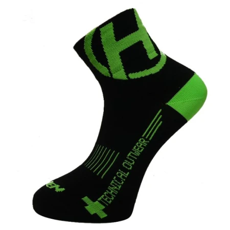 Ponožky HAVEN LITE Silver NEO black/green 2 páry