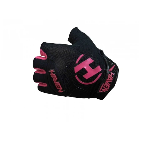 Dětské rukavice HAVEN Demo KID shorty black/pink