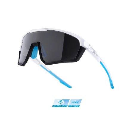 Brýle FORCE APEX, bílo-šedé, černá kontrastní skla