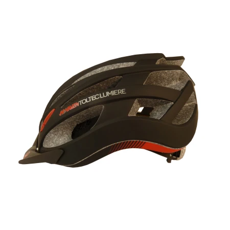 Přilba HAVEN TOLTEC LUMIERE black/red EPS