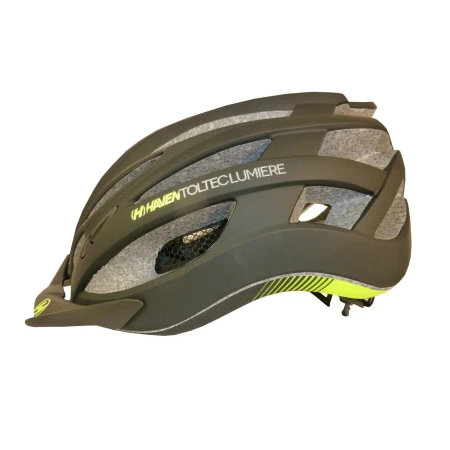 Přilba HAVEN TOLTEC LUMIERE black/green EPS