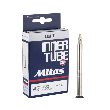 Duše MITAS 700 x 23C/28C, LIGHT, galuskový ventilek FV60