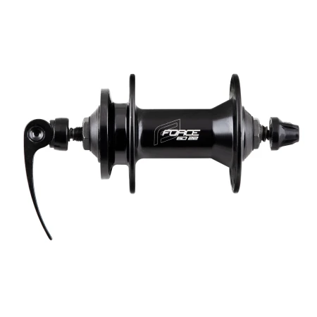 Přední náboj FORCE 6D-22, 32 děr, černý, 6 děr kotouč