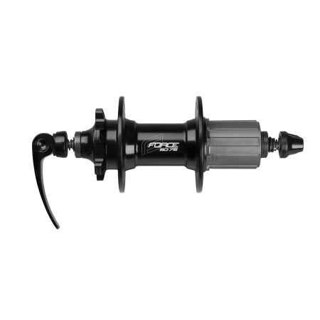 Zadní náboj FORCE 6D-76 ložiskový kazetový, 36 děr, černý, pro 6 děr kotouč