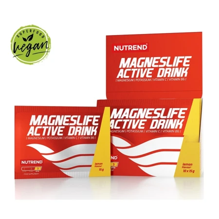 Nutrend MAGNESLIFE ACTIVE DRINK, 10x 15 g