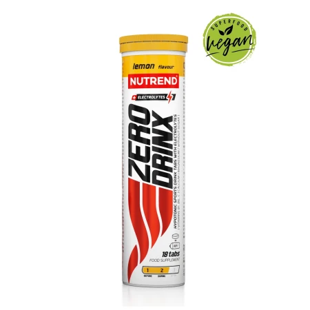 Nutrend ZERODRINX TABS, tuba obsahuje 18 tablet