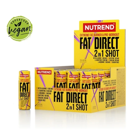 Nutrend FAT DIRECT SHOT box - 20 lahviček á 60ml