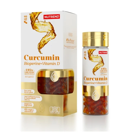 Nutrend CURCUMIN+BIOPERINE+VITAMIN D 60 kapslí