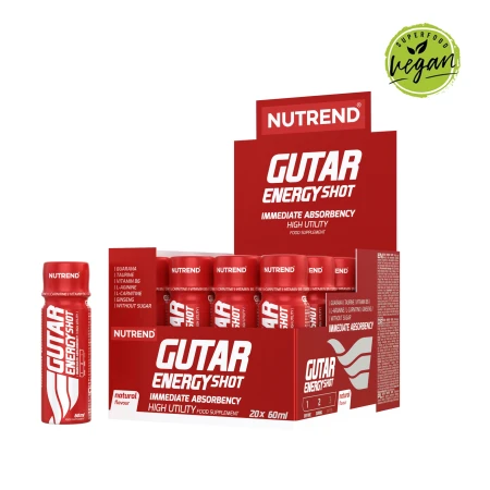 Nutrend GUTAR ENERGY SHOT, box - 20 lahviček á 60ml