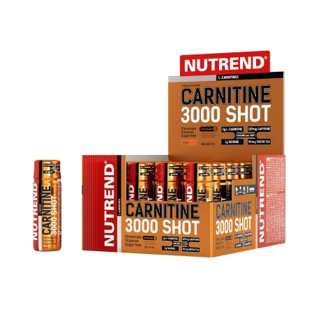 Nutrend CARNITINE 3000 SHOT box - 20 lahviček á 60ml