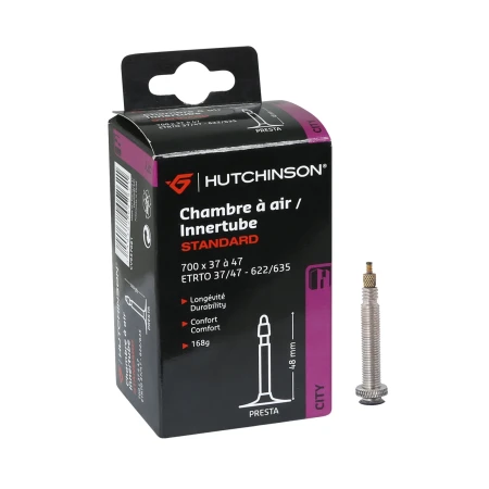 Duše HUTCHINSON 700x37/47, galuskový ventilek FV 48 mm, krabička