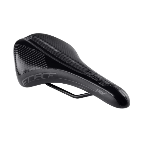 Sedlo FORCE RIK+ sportovní, černé mat/lesk 280 x 140 mm