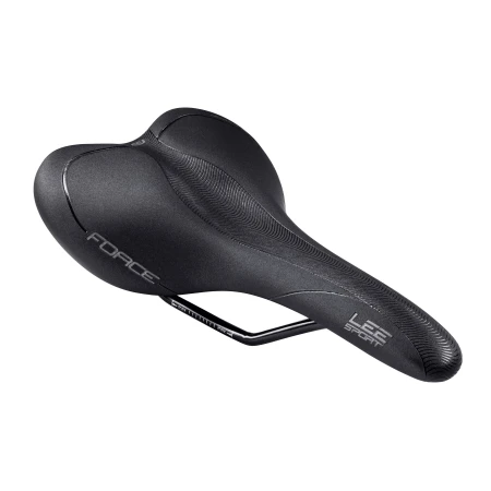Sedlo FORCE LEE SPORT sportovní pánské, černé, 265 x 140 mm