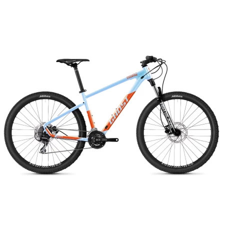 Horské kolo GHOST KATO Essential 27,5 - Light Blue Pearl / Orange Gloss 2024