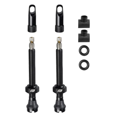 Bezdušové ventilky FORCE, 2ks, 60mm, černé