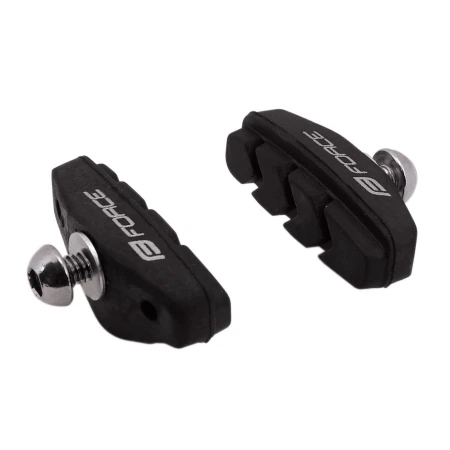 Brzdové špalíky FORCE, silniční, černé, 50mm