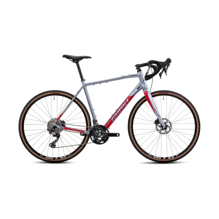 Gravel kolo GHOST ROAD RAGE Advanced - Light Blue Grey / Red 2022