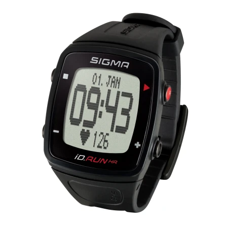 Sportovní hodinky SIGMA iD.RUN HR, černé